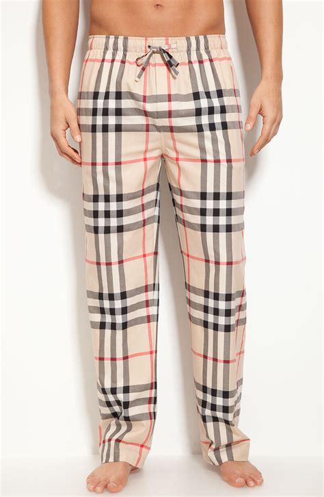 burberry pajamas women's|burberry check cotton pajama pants.